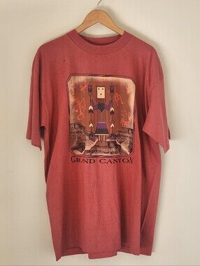 Vintage Prairie Mountain Grand Canyon Short Sleeve T-shirt. Size XL.